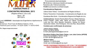 Nosso Proximo Encontro Regional PSDB-Mulher Bauru – 09/11