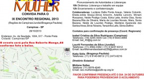 Nosso Proximo Encontro Regional PSDB-Mulher Campinas – 26/10