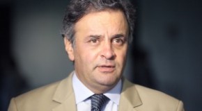 Aécio Neves visita obras rodoviárias em Confins (MG), nesta quinta-feira (9)