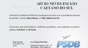 Mulheres do PSDB de São Paulo com Aécio Neves