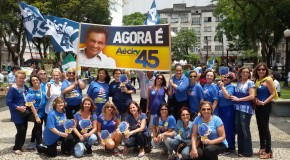 Da capital ao interior, hoje foi dia de Todas com Aécio em SP