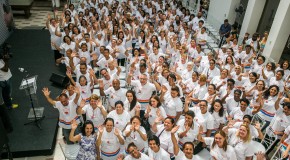 Aula Inaugural reúne mais de 2.200 alunos nas nove unidades do Fundo Social