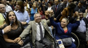 Mara Gabrilli e Otavio Leite comemoram a Lei Brasileira de Inclusão