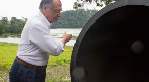 Geraldo Alckmin inicia obras para garantir o abastecimento de água durante a estiagem