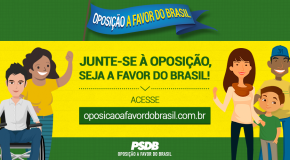 PSDB lança site e campanha de mobilização da “Oposição a favor do Brasil”