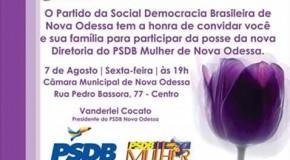 Posse do PSDB-Mulher Nova Odessa (7/08)
