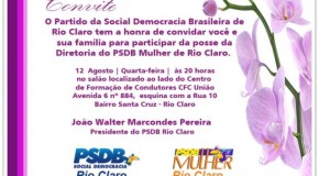 Posse do PSDB-Mulher de Rio Claro (12/08)