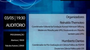 Debate com autores marca lançamento de edição dos Cadernos Adenauer