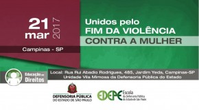 Campinas – Unidos pelo FIM DA VIOLÊNCIA CONTRA A MULHER