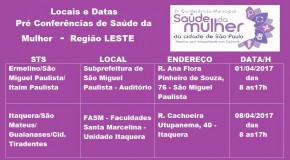Saúde da Mulher – Região Leste